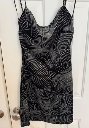 H&M Dress Mini Black thumbnail 1