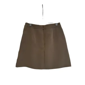 Dazy Women's Taupe Brown A-Line Mini Skirt Back Zip Size S thumbnail 5
