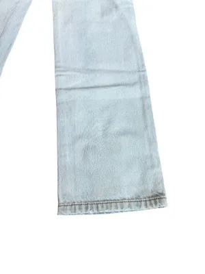 Revice High Waisted Straight Leg Jeans Distressed Denim Light Wash Size 26 Women thumbnail 10