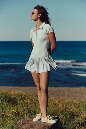 Free People Classic Charm Mini Dress thumbnail 3