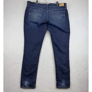 Levi’s 524 Skinny Jeans Women's Size 17 Dark Wash Skinny Red Tab Stretch thumbnail 2