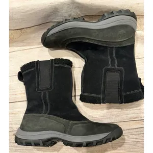 Timberland Women's Canard pull-on boots in black suede Size 9 thumbnail 2