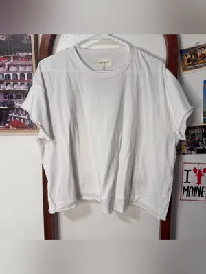 The Great The Crop Tee Top White Size M thumbnail 2