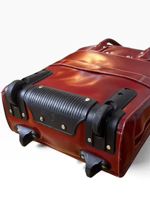 McKlein La Grange Detachable Wheeled Briefcase Carry On Luggage Red thumbnail 8
