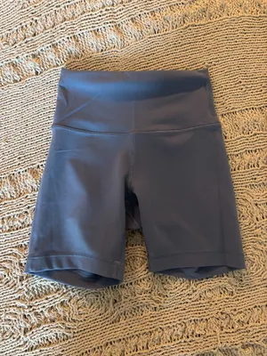 lululemon Wunder Train High-Rise Short 6" - Oasis Blue thumbnail 5