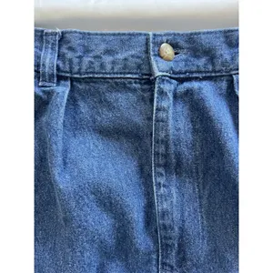 Denim Maxi Skirt Size 6 Pockets Pleated Vintage Made Is USA Y2K 90S thumbnail 8