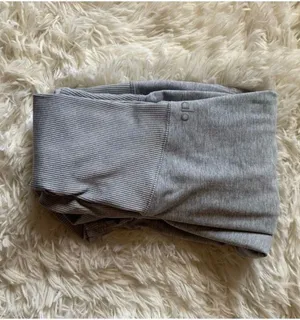 Alo Yoga Gray Ribbed Goddess Leggings thumbnail 3