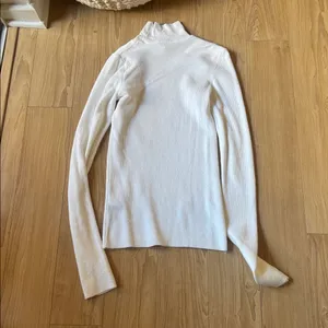 White Turtleneck Sweater thumbnail 4