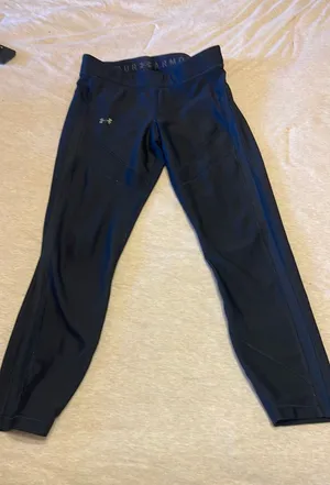black under armour leggings thumbnail 1