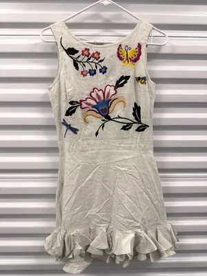 Fanm Mon Flirt Mini Dress Mint Green Womens Size Small thumbnail 4