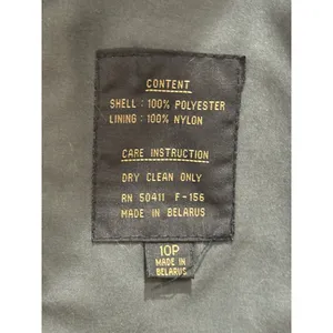 Vintage Trench Coat Womens Medium 10P Green Removable Wool Liner Long Theatre thumbnail 7