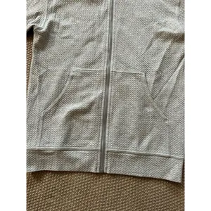 Lululemon Women's All Yours Full Zip Gray Hoodie‎ Size 4 thumbnail 4