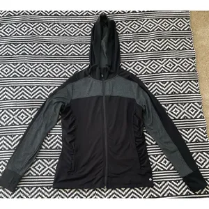 Xersion Black & Grey Colorblock Athletic Zip Up  thumbnail 12
