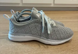APL Women’s Techloom Phantom Gray Knit Sneaker Size 6.5 thumbnail 1