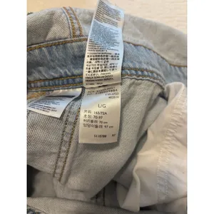Levi's Denim Shortall Womens Large Light Wash Vintage Utility Chore Concert thumbnail 6
