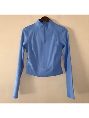 Yogalicious LUX CROSSTRAIN EVERYDAY HALF ZIP JACKET - Light Blue - Size M thumbnail 3