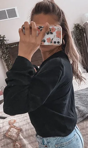 Free People Black Blouse Bodysuit thumbnail 3
