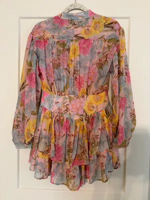 Olivaceous Floral Dress thumbnail 9