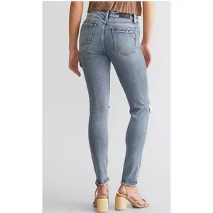 Buckle Black Fit 53 Distressed Ankle Skinny‎ Jeans Blue Denim Mid Rise Ripped 26 thumbnail 3