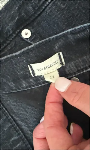 Madewell 90’s Straight Black Jeans thumbnail 5