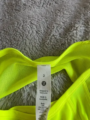 Lululemon Sculpt Tank Yellow Neon 2 thumbnail 3