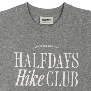 Halfdays Hike‎ Club T Shirt Womens XS Gray Graphic Tee Short Sleeve New thumbnail 2