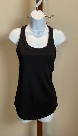 Athleta Racerback Tank With Built‑In Sports Bra Black Size S thumbnail 1