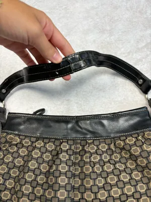 Y2K Nine West Brown & Black Square Baby Bag thumbnail 3