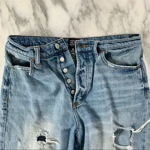 Urban Outfitters BDG Distressed High Rise Cropped Jeans thumbnail 7
