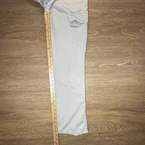 Zara Cargo Pants Womens Size 4 Beige Utility Straight Leg Casual Cotton thumbnail 5