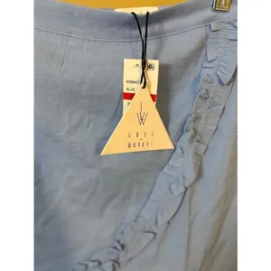 Revolve‎ Lost + Wander Blue Mini Skirt Size XS NWT thumbnail 2