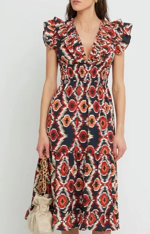 New With Tags Few Moda OPT Viansa Dress Sz M thumbnail 1