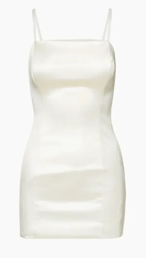 Aritzia Shimmer Dress Light Birch thumbnail 1