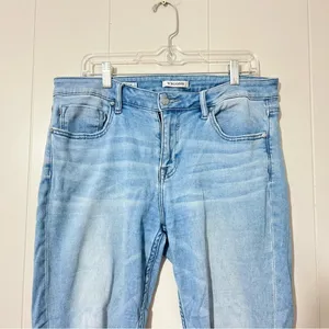 Vigoss Thompson Tomboy Boyfriend Jeans Womens 31 Distressed Light Wash thumbnail 3