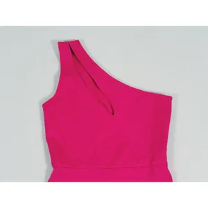 NWT Superdown Nava Asymmetrical Mini Dress Size XS Pink Bodycon Party Glam thumbnail 5