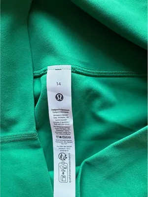 Lululemon Align High Rise 25” Raceway Green Size 14 NWT thumbnail 6
