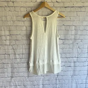 J. Crew White Sleeveless Women's‎ Tank Top Size XS thumbnail 3
