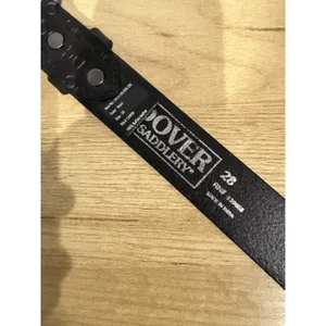 Dover Saddlery Bit By Bit‎ Belt Embossed Leather Equestrian Women Sz 28 Black thumbnail 6