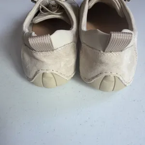 Dbeck AirWalker Comfortable Flexible Beige Leather Walking Shoes Women 10.5 44 thumbnail 10