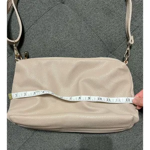 Cute cream camel beige adjustable small‎ purse bag thumbnail 2