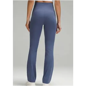 NEW Lululemon Smooth Fit Pull-On High Rise Athleisure Workwear Trouser Blue Sz 4 thumbnail 3