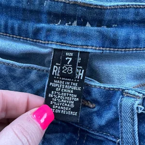 Rewash Denim Ripped Distressed Skinny Jeans Size 7 thumbnail 2