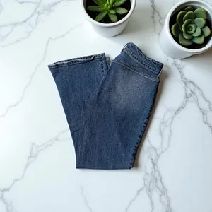 RSQ Denim‎ Flare Jeans Size 30 Low Rise Pockets Dark Wash Blue Womens thumbnail 4