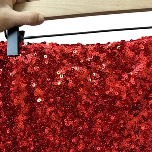 Beach Riot‎ Trixie Sequin Mini Skirt Red Size Medium BR55765R5 Clubbing Outfit thumbnail 3