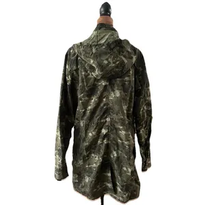 Eddie Bauer Women’s L Hooded Adventurer Hiking Parka Jacket Camouflage Vented thumbnail 3