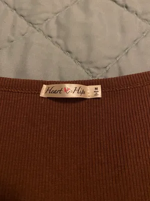 Heart & Hips Brown Long Sleeve Top thumbnail 3