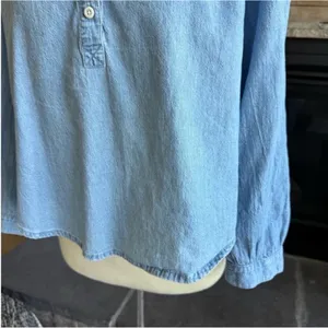 Madewell Sky Blue Button Down Shirt thumbnail 9