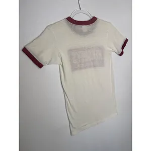 Vintage 90s Hershey’s Milk Chocolate Ringer Tee USA Made Slim Fit Small thumbnail 9