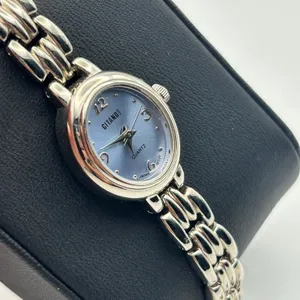 GITANDE Silver-tone Oval Dial Women’s Quartz Watch Working New Battery thumbnail 3