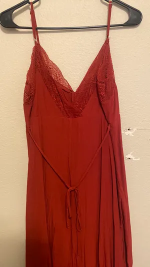 Lovestitch Boot Barn Red Slip Dress thumbnail 6